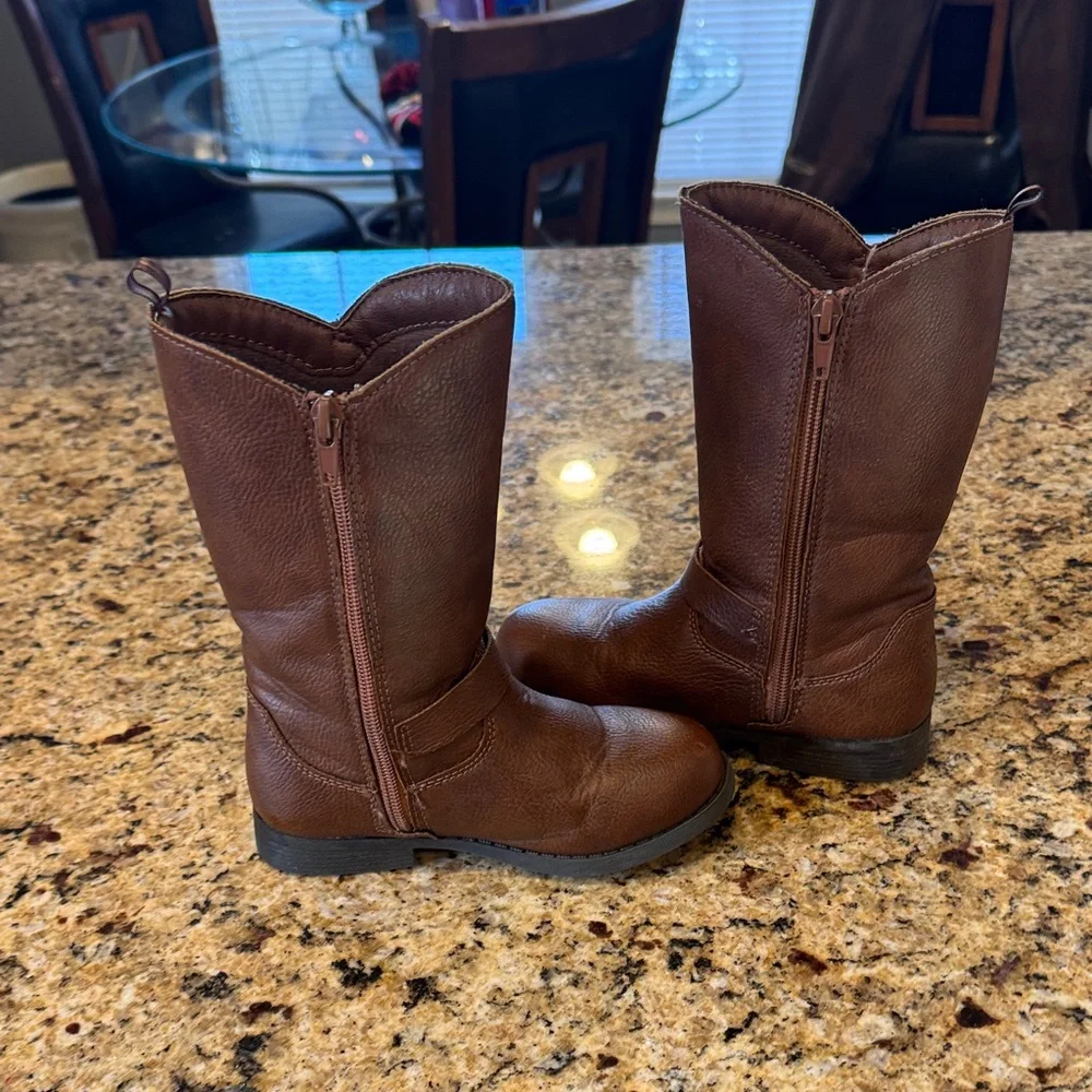 OshKosh B'gosh Brown Leather Footwear - Picture 5 of 7